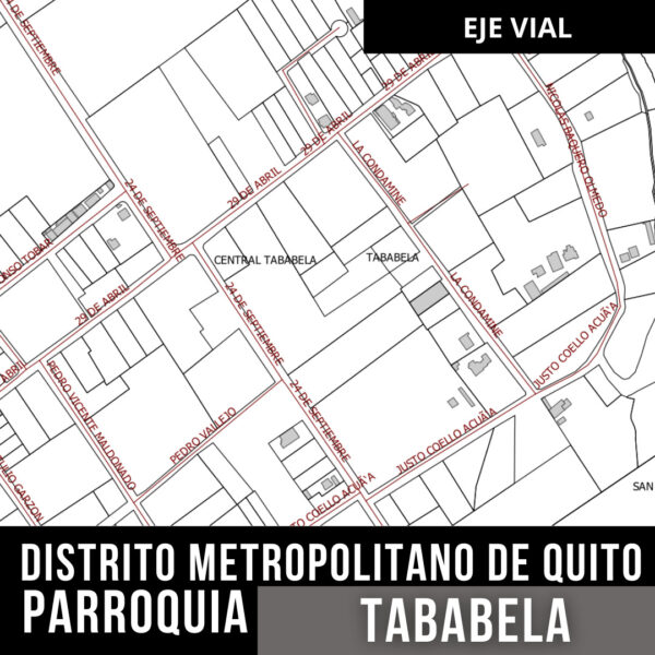 EJE VIAL CALLES TABABELA