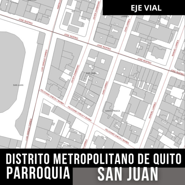 SAN JUAN EJE VIAL CALLES