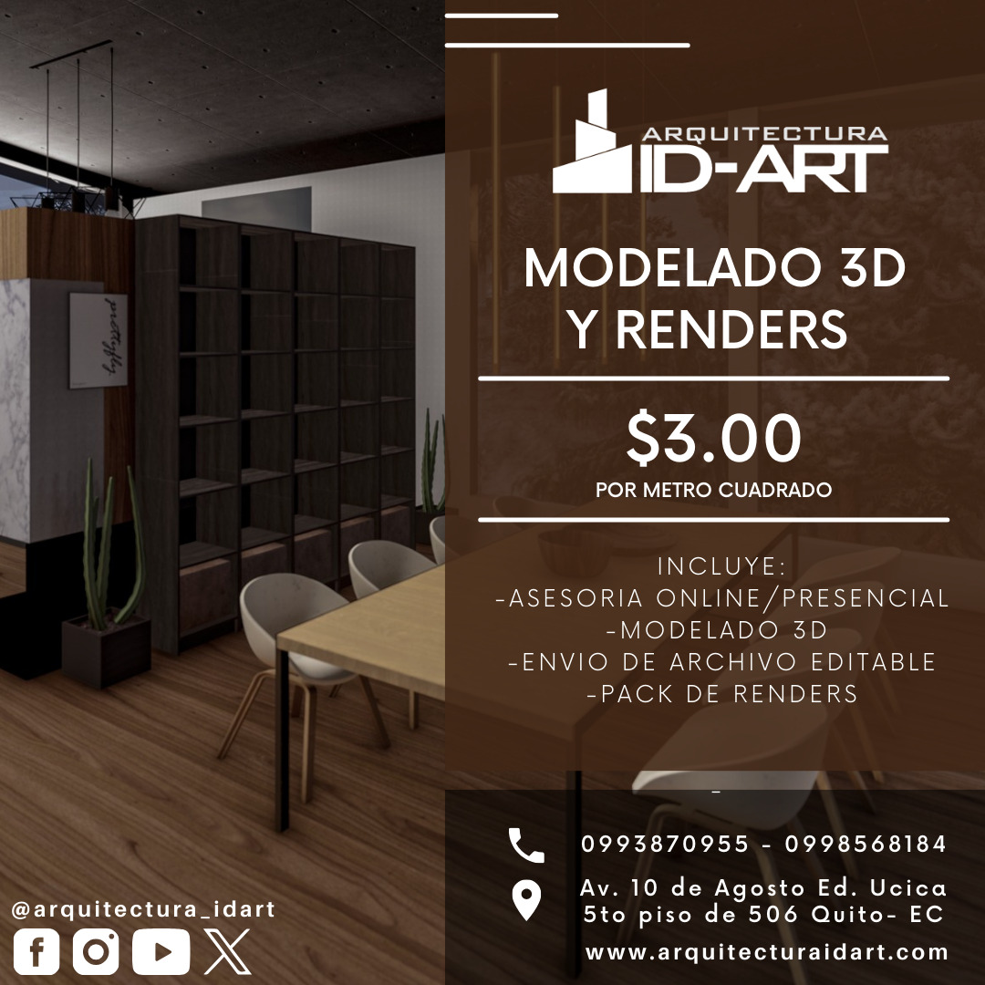 MODELADO 3D Y RENDERS