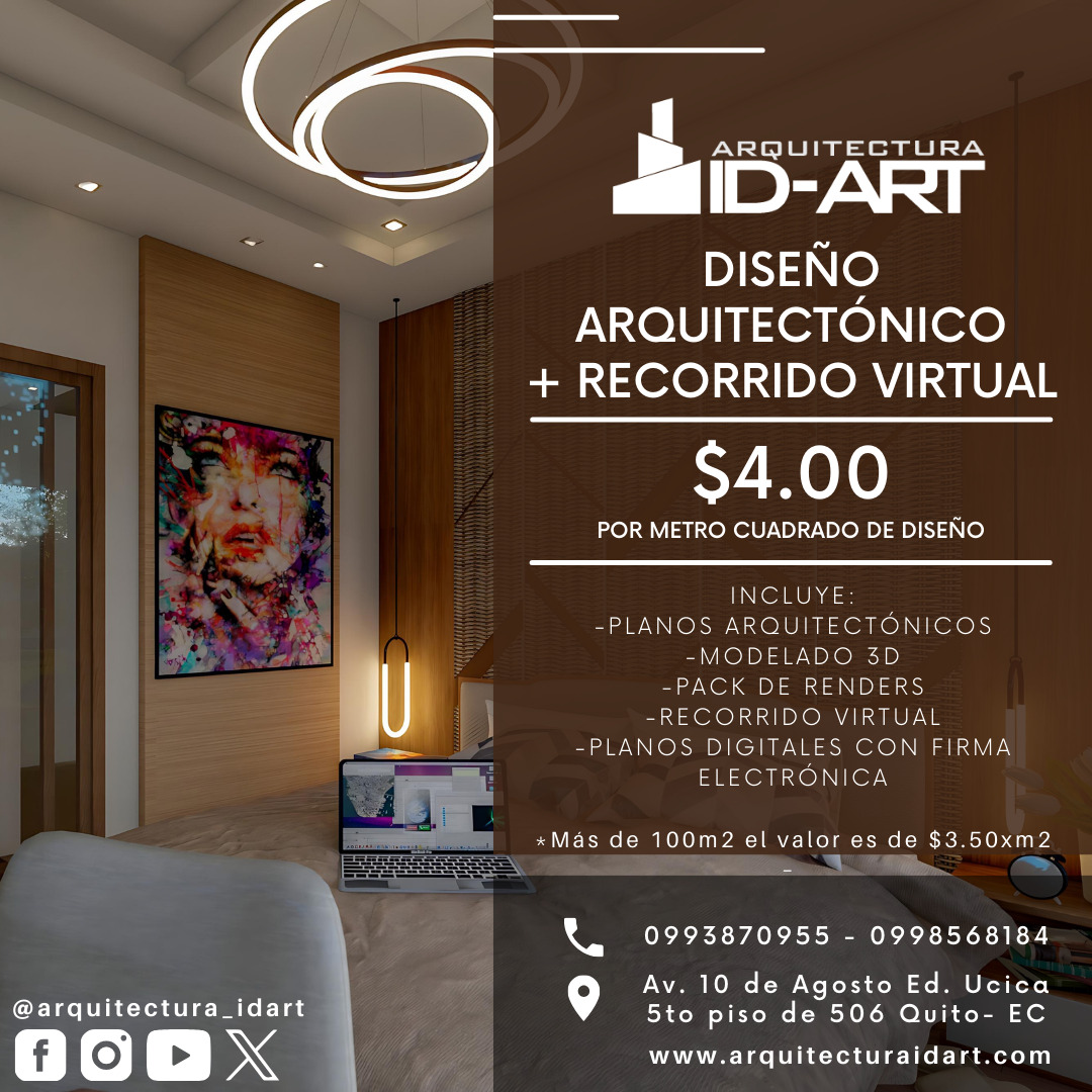 DISEÑO ARQUITECTÓNICO + RECORRIDO VIRTUAL