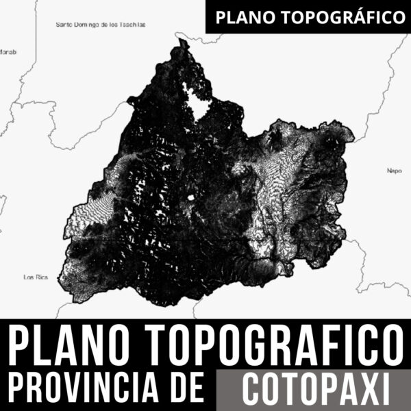 Mapa Completo de Cotopaxi_ Curvas de Nivel y Límites Políticos para Ingenieros y Profesionales