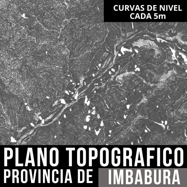 Pack Completo de Planos Topográficos de Imbabura con Curvas de Nivel y Límites Políticos (2)