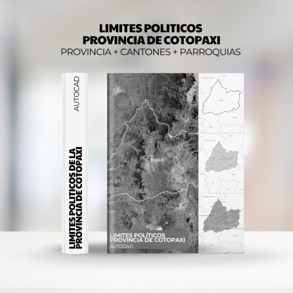 Pack Topográfico Cotopaxi_ Curvas de Nivel y Límites Políticos para tus Proyectos