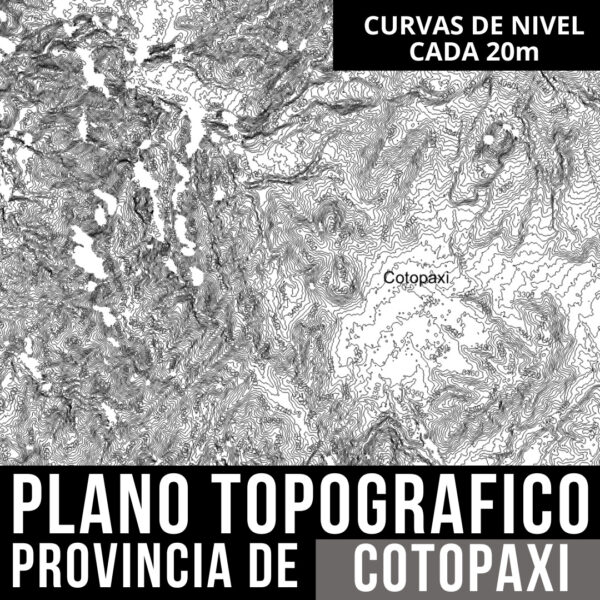 ¡Diseña con Precisión! Pack de Plano Topográfico y Límites Políticos de Cotopaxi