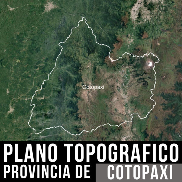 ¡Obtén el Plano Topográfico de Cotopaxi! Datos Precisos de Curvas de Nivel y Límites Políticos